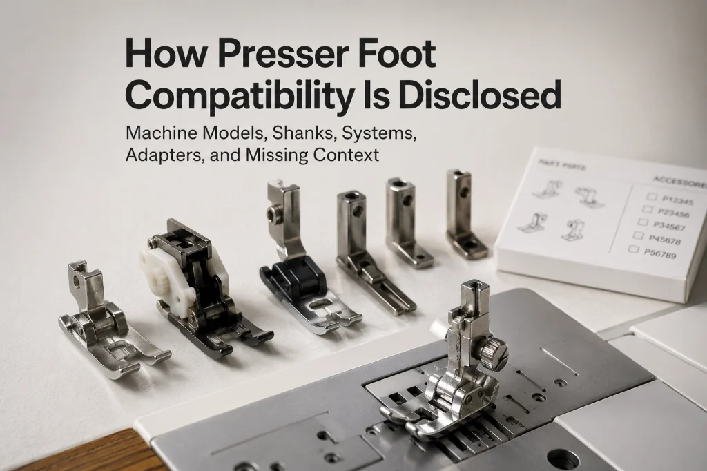 How Presser Foot Compatibility Is Disclosed