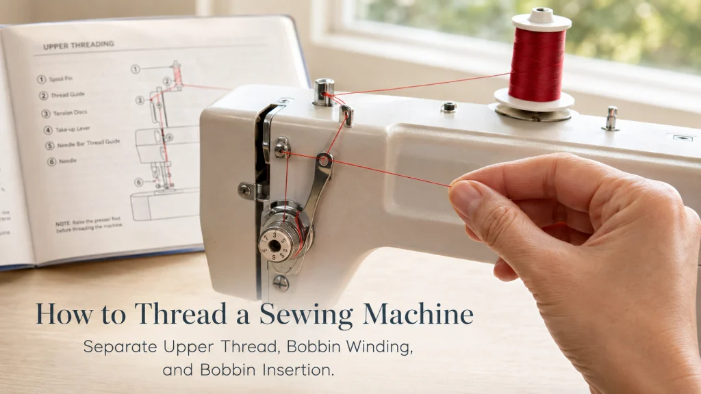 How To Thread A Sewing Machine
