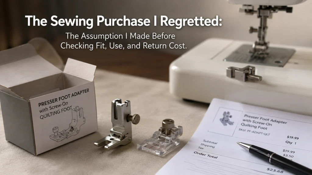 The Sewing Purchase I Regretted