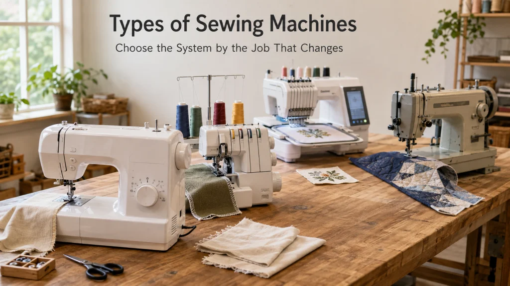 Types Of Sewing Machines
