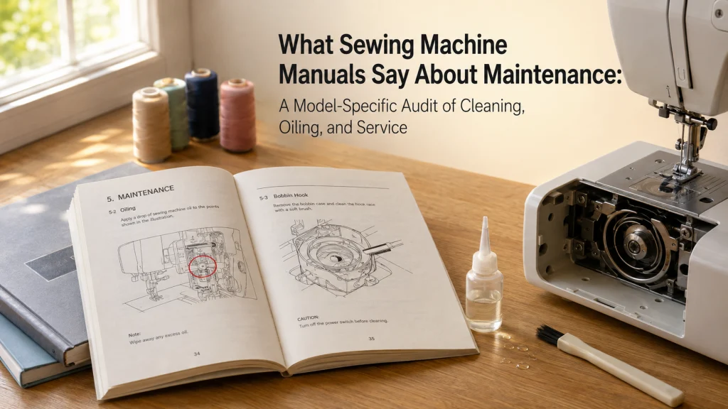 What Sewing Machine Manuals Say About Maintenance