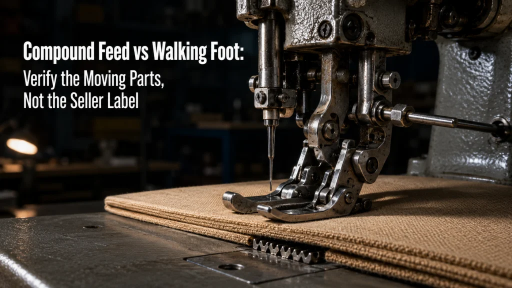 Compound Feed Vs Walking Foot