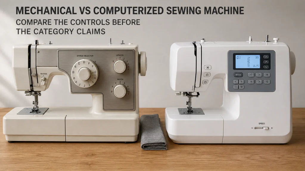 Mechanical Vs Computerized Sewing Machine