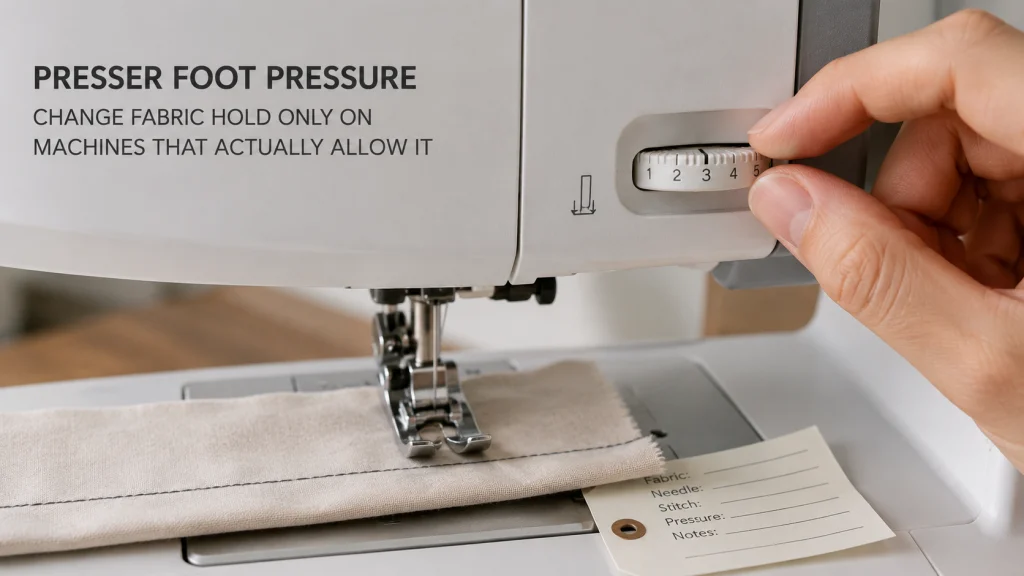 Presser Foot Pressure