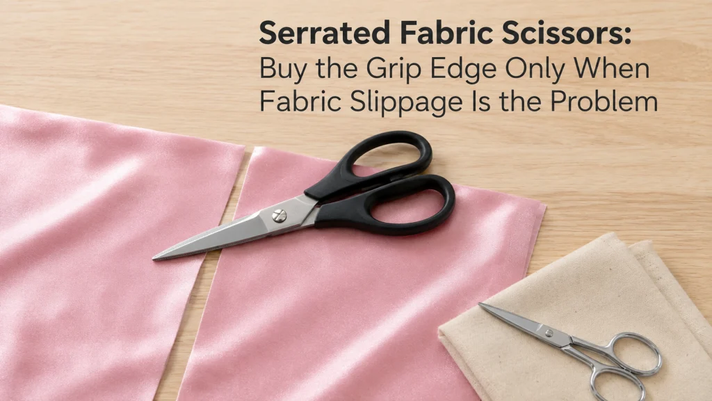 Serrated Fabric Scissors