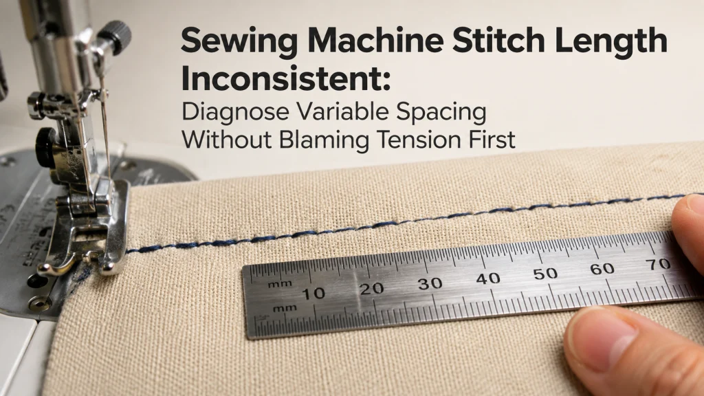 Sewing Machine Stitch Length Inconsistent