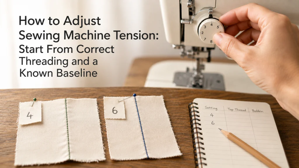 Sewing Machine Tension Adjustment