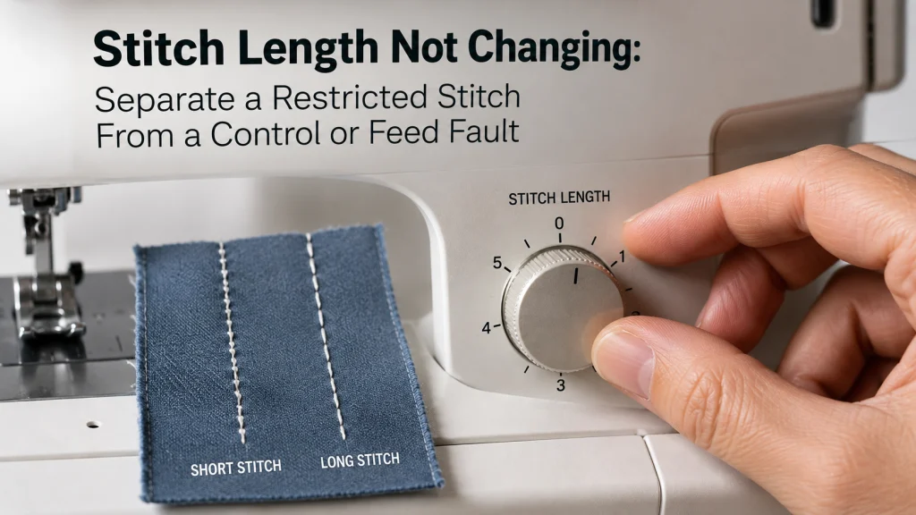 Stitch Length Not Changing