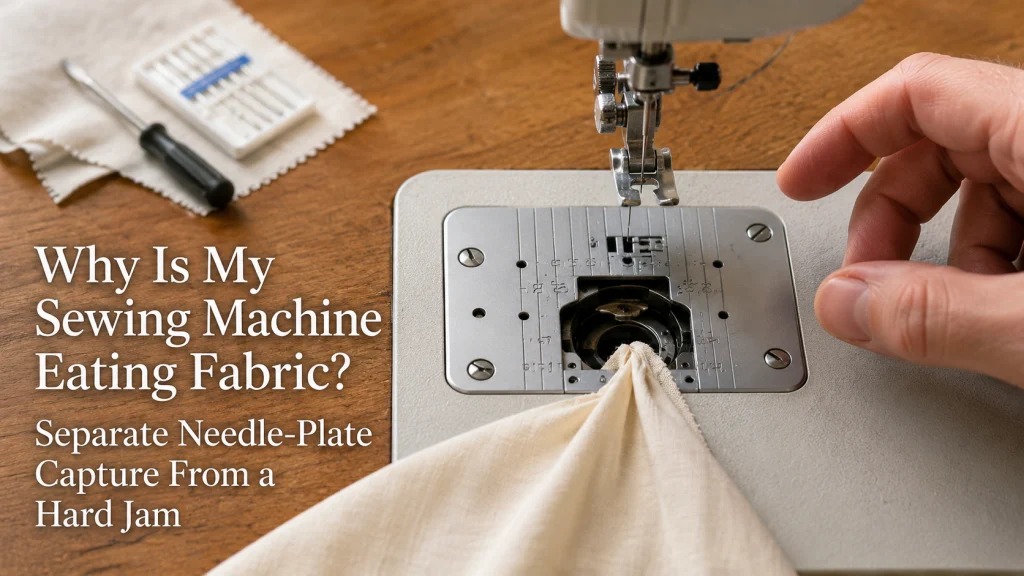 Why Is My Sewing Machine Eating Fabric