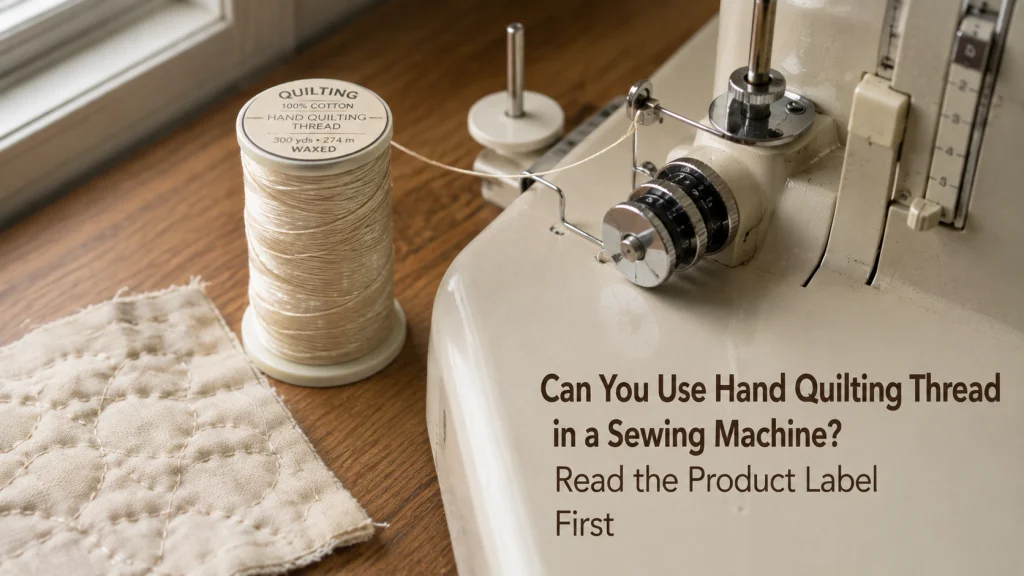 Can You Use Hand Quilting Thread In A Sewing Machine
