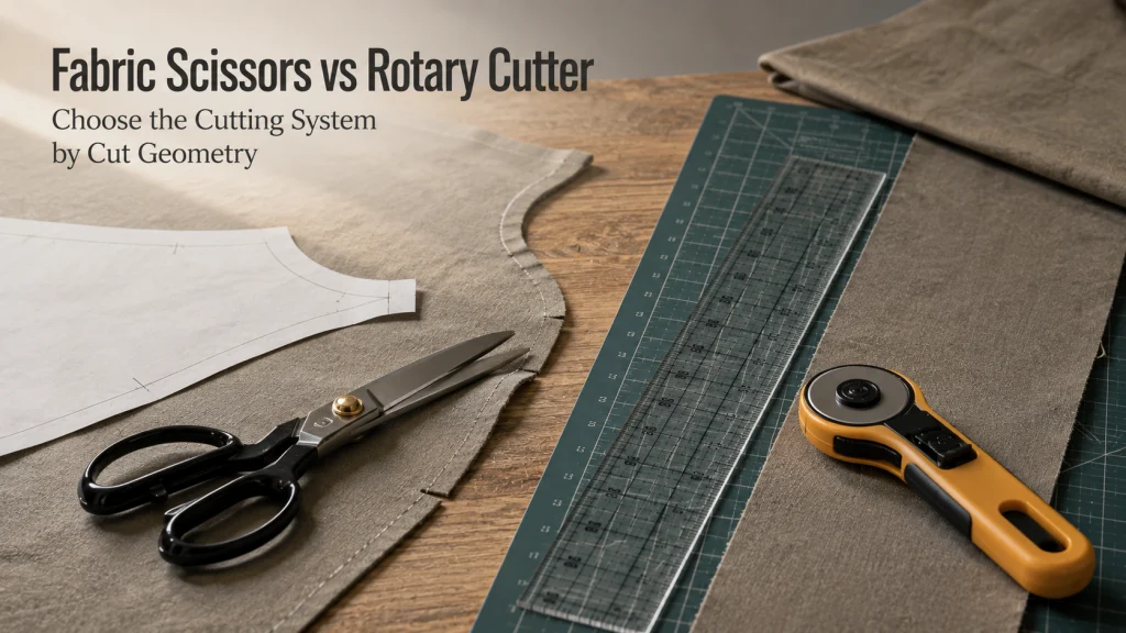 Fabric Scissors Vs Rotary Cutter