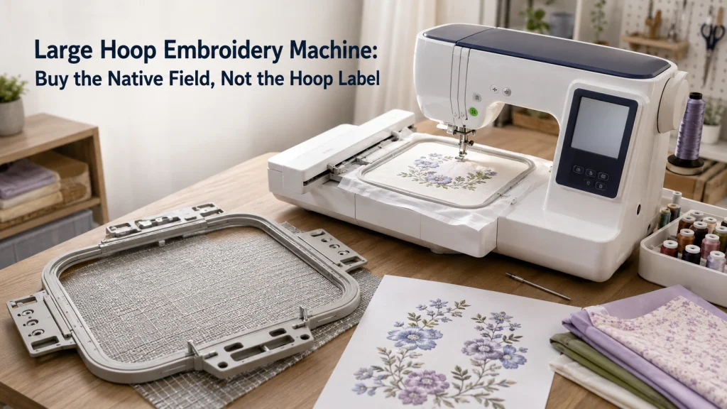 Large Hoop Embroidery Machine