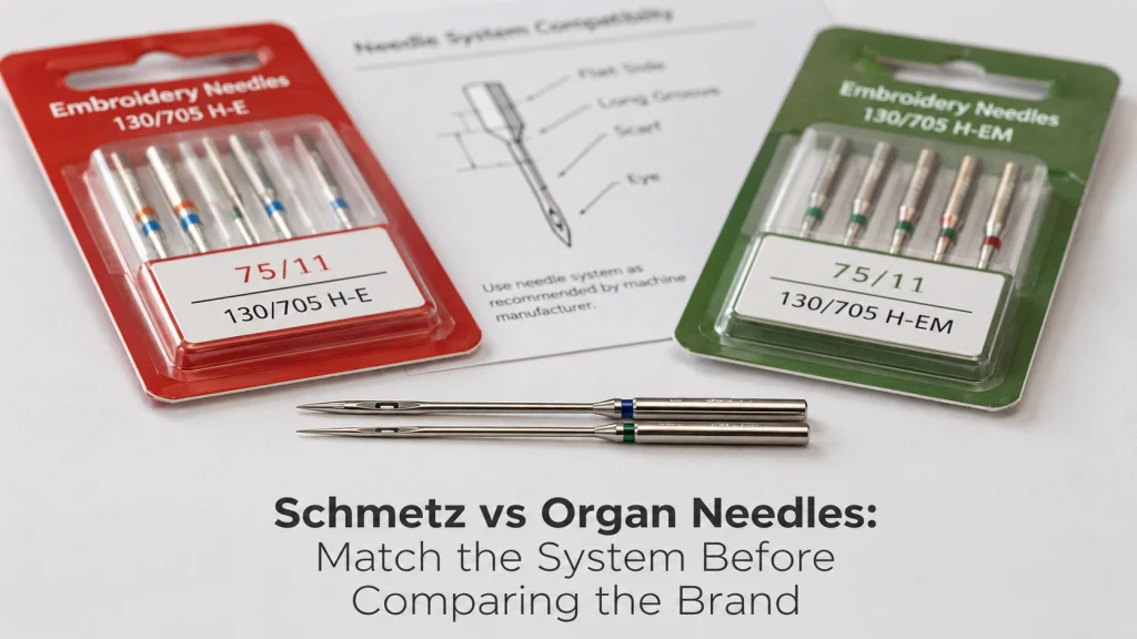 Schmetz Vs Organ Needles
