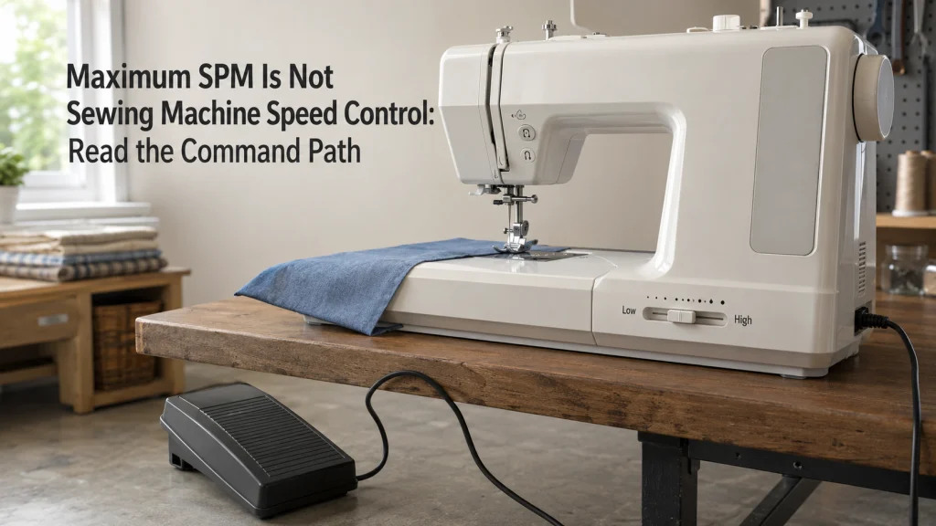 Sewing Machine Speed Control
