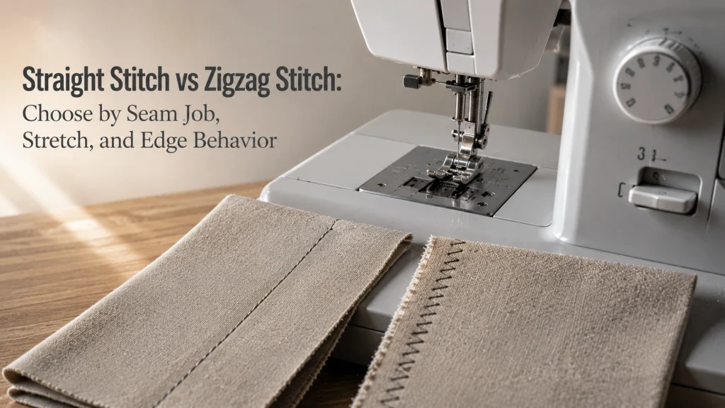 Straight Stitch Vs Zigzag Stitch